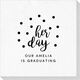 Confetti Dots Her Day Deville Napkins Image 2 of 3